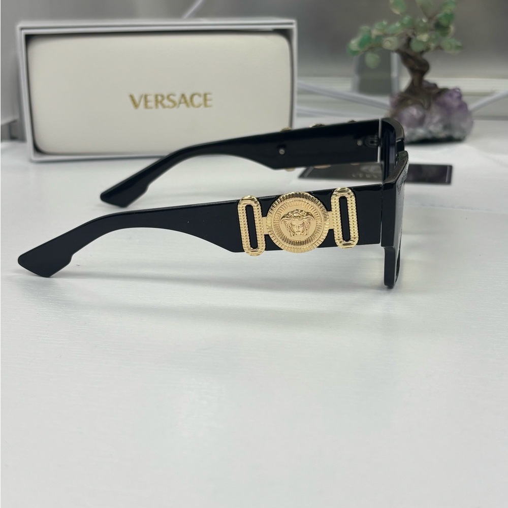 Versace Black And Gradient Sunglasses - image 5